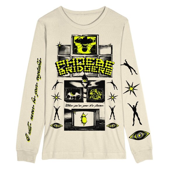 Phoebe Bridgers Tops - Phoebe Bridgers 'Chinese Satellite' Long Sleeve Shirt